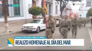 REGIMIENTO DE INFANTERÍA 3 “PÉREZ” RINDE HOMENAJE AL DÍA DEL MAR