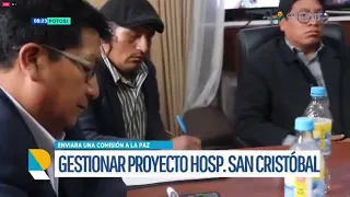 Autoridades y Junta Vecinal de San Cristóbal coordinan gestiones para impulsar el hospital de segundo nivel