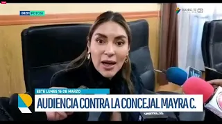 PROGRAMAN AUDIENCIA PARA CONCEJAL MAYRA CHURATA POR PRESUNTO USO INDEBIDO DE INFLUENCIAS