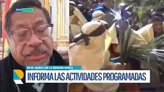 Diócesis de Potosí anuncia el cronograma de celebraciones de Semana Santa