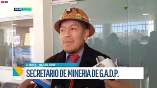 GOBERNACIÓN DE POTOSÍ DESTACA RÉCORD HISTÓRICO EN RECAUDACIÓN MINERA DURANTE LA IZA DE BANDERA