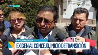 CONCEJALES ELECTOS EXIGEN INICIO DEL PROCESO DE TRANSICIÓN EN EL CONCEJO MUNICIPAL DE POTOSÍ