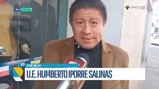 UNIDAD EDUCATIVA HUMBERTO IPORRE EXIGE INFRAESTRUCTURA DIGNA Y REACTIVACIÓN DE PROYECTO DE TINGLADO