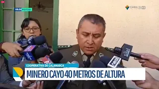 Minero fallece tras caída de 40 metros en interior de una mina en Puna