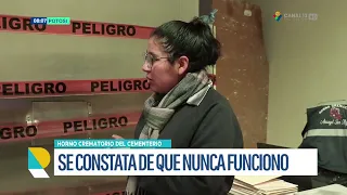 INSPECCIÓN REVELA HORNO CREMATORIO PARALIZADO DESDE 2021 Y POSIBLE DAÑO ECONÓMICO EN EL CEMENTERIO