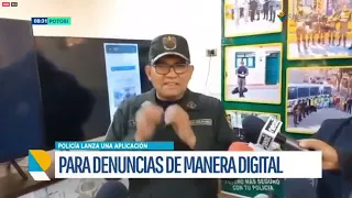 POLICÍA IMPLEMENTA APLICACIÓN MÓVIL PARA DENUNCIAS DIGITALES Y RESPUESTA INMEDIATA