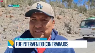 ALCALDÍA INTERVIENE LA AVENIDA CIRCUNVALACIÓN EN EL DISTRITO 2 POR DETERIORO VIAL