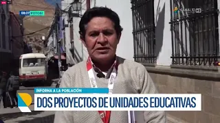 Gobernación entrega nuevas infraestructuras educativas en Bitichi, Potosí y Llocalla