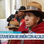 COMUNARIOS DE TARAPAYA PIDEN RETORNO DE LA SUBALCALDÍA Y MAYOR TRANSPARENCIA EN USO DE MAQUINARIA