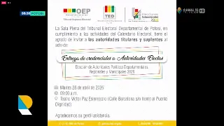 Tribunal Electoral de Potosí entrega hoy credenciales a autoridades electas 2026