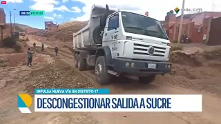 Impulsan descongestión en salida a Sucre y reordenamiento del transporte en el puente San Roque