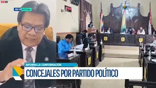 ASÍ QUEDA CONFORMADO EL CONCEJO MUNICIPAL DE POTOSÍ TRAS RESULTADOS OFICIALES