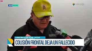 TRÁGICO ACCIDENTE EN RUTA A POTOSÍ DEJA UNA PERSONA FALLECIDA